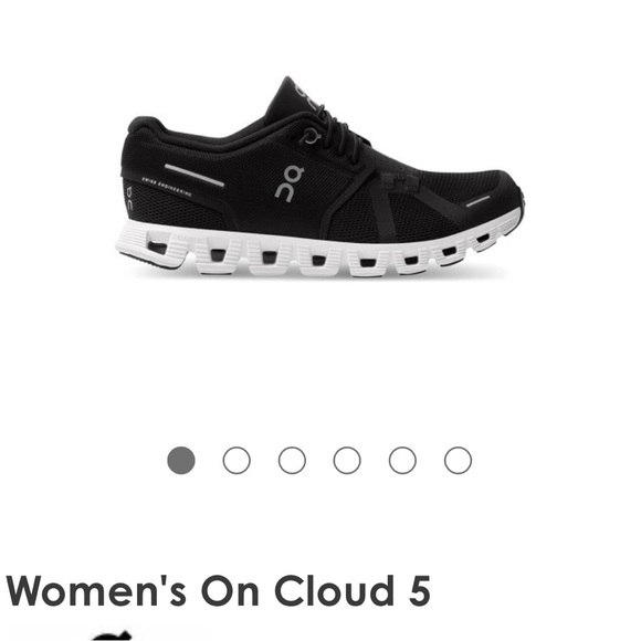 Women’s Black On Cloud 5 | Size 7.5 - Picture 5 of 5